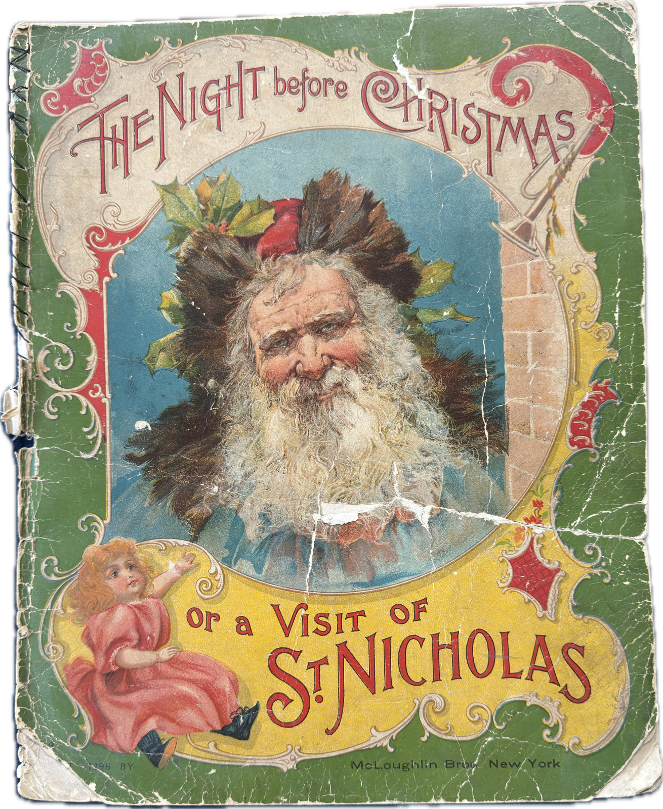 „The Night Before Christmas“: 1896 Original Christmas Book from McLoughlin Bros