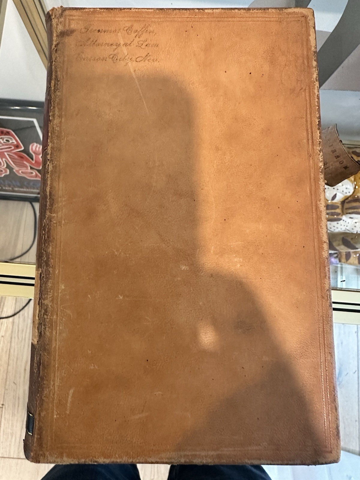 Antique 1850’s California State Supreme Court Law Case Review Books. Decor