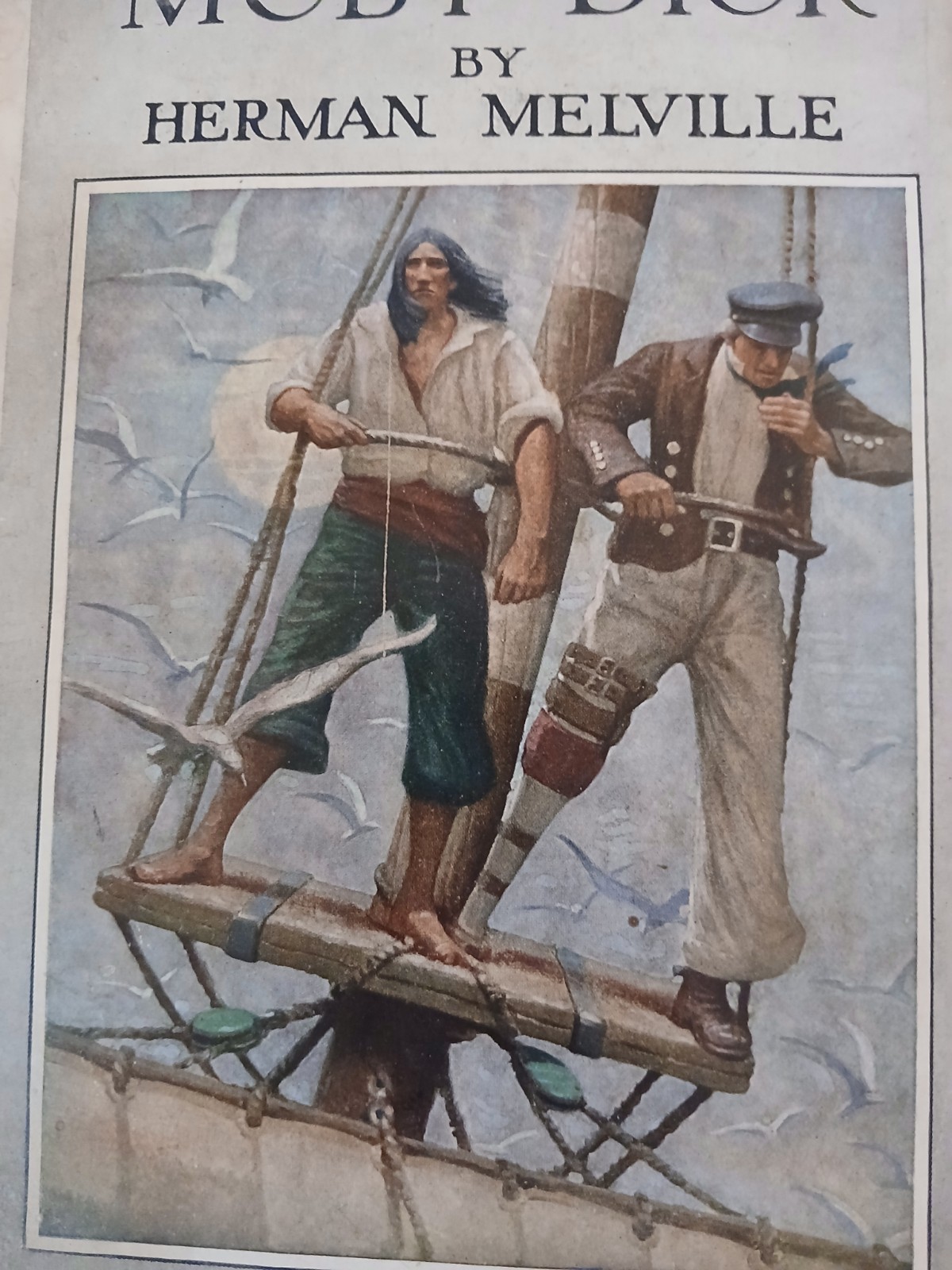 Moby Dick or The White Whale Herman Melville Dodd Mead Schaeffer Illust 1942 HC