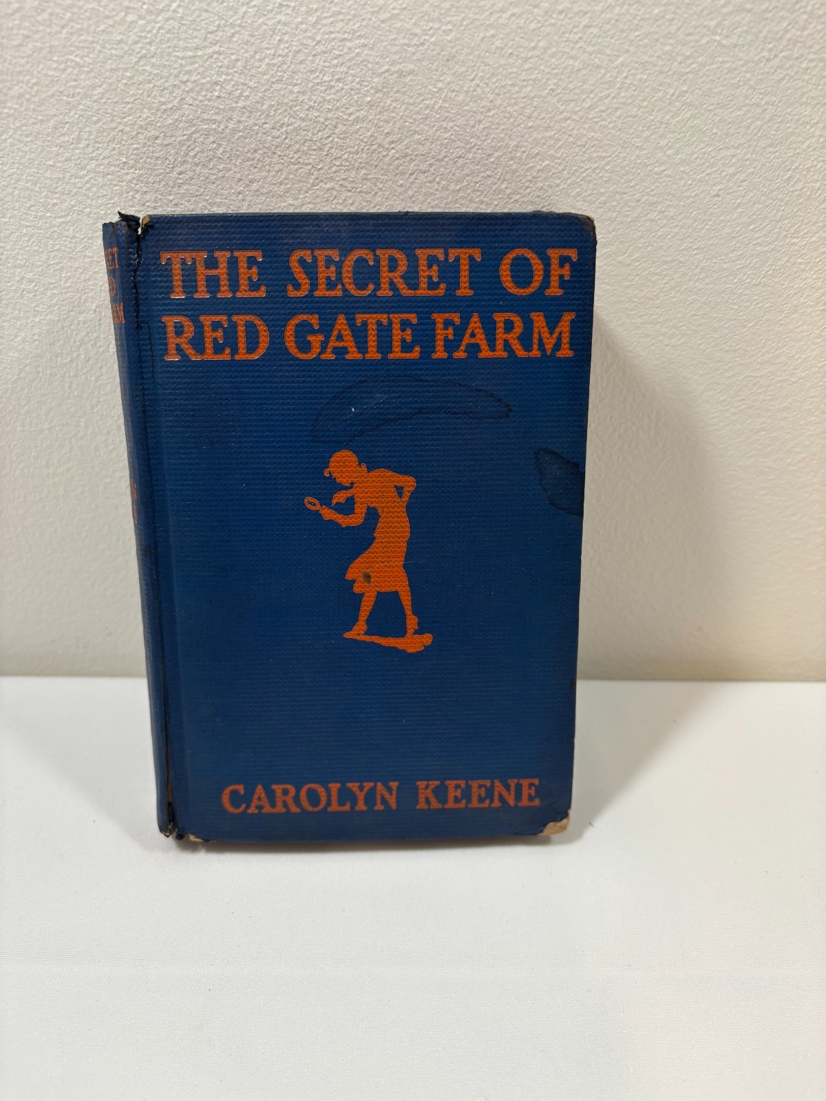 Nancy Drew The Secret of Red Gate Farm Blue & Orange Carolyn Keene VINTAGE