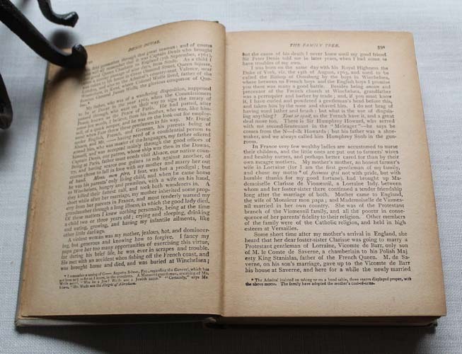 Denis Duval ~ William Makepeace Thackeray ~ John W Lovell Co ~ Oxford Edition