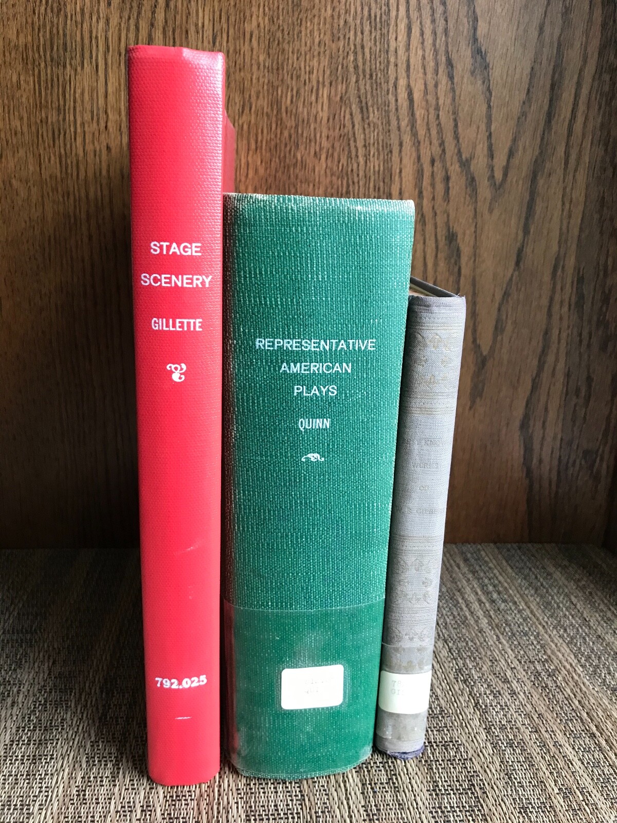 Vintage Multi Color Book Lot Theatre/Arts Distressed Decorative Farmhouse (1166)
