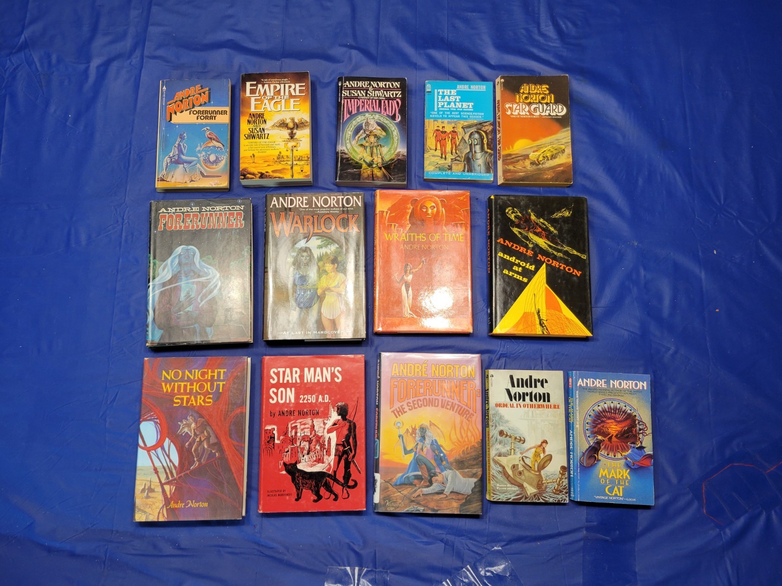 15 ANDRE NORTON Science Fiction SYFY Books Complete Series Book Lot Books