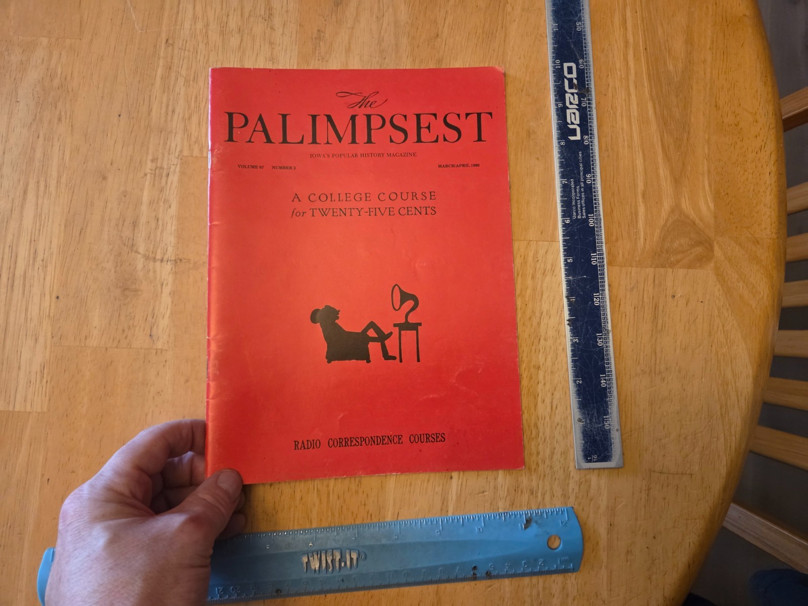 The Palimpsest – College Courses for Twenty-Five Cents – 1986 Iowa’s History