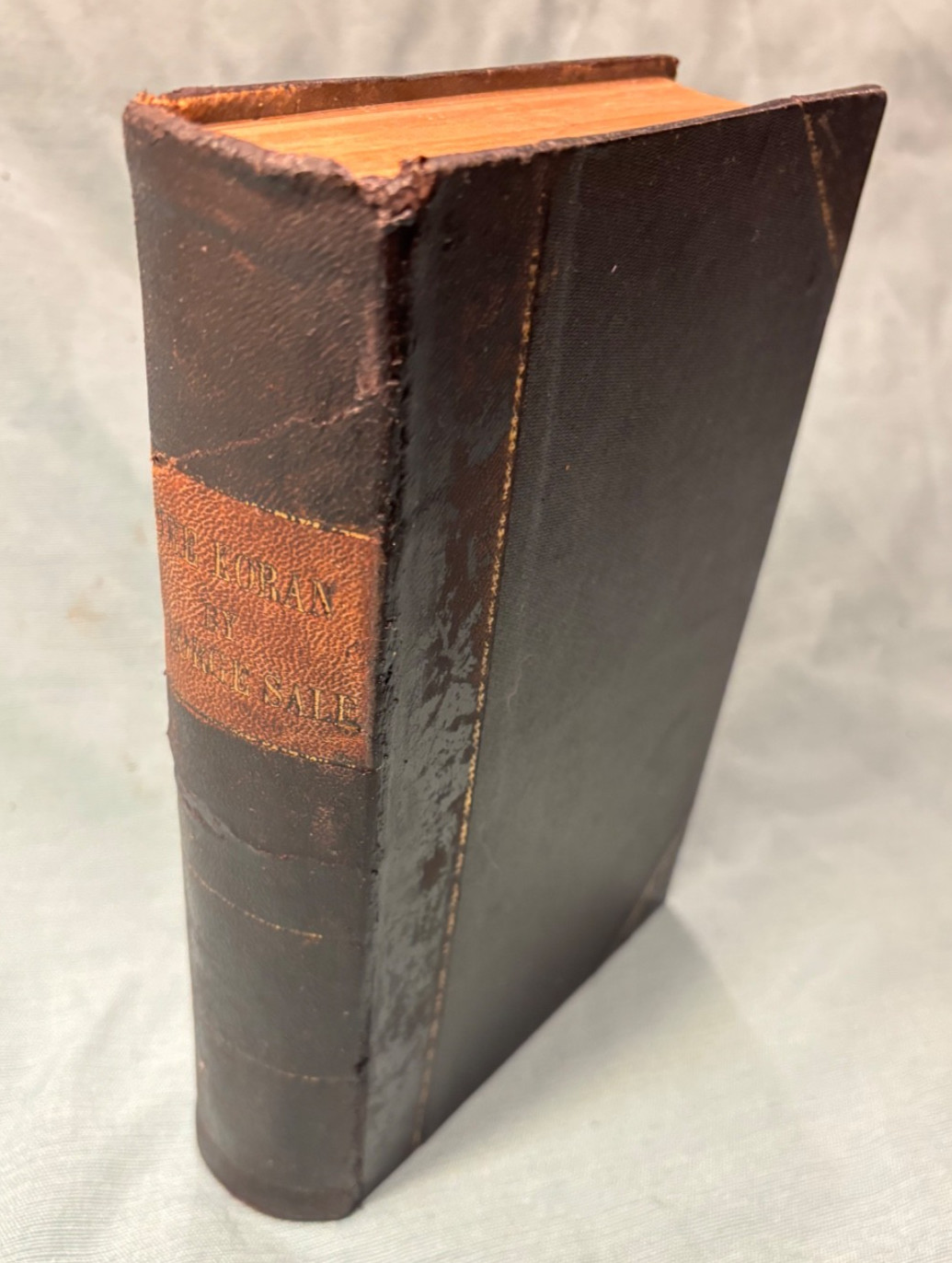 The Koran. 1857. Translated to English by George Sale. Several foldouts. Lovely!