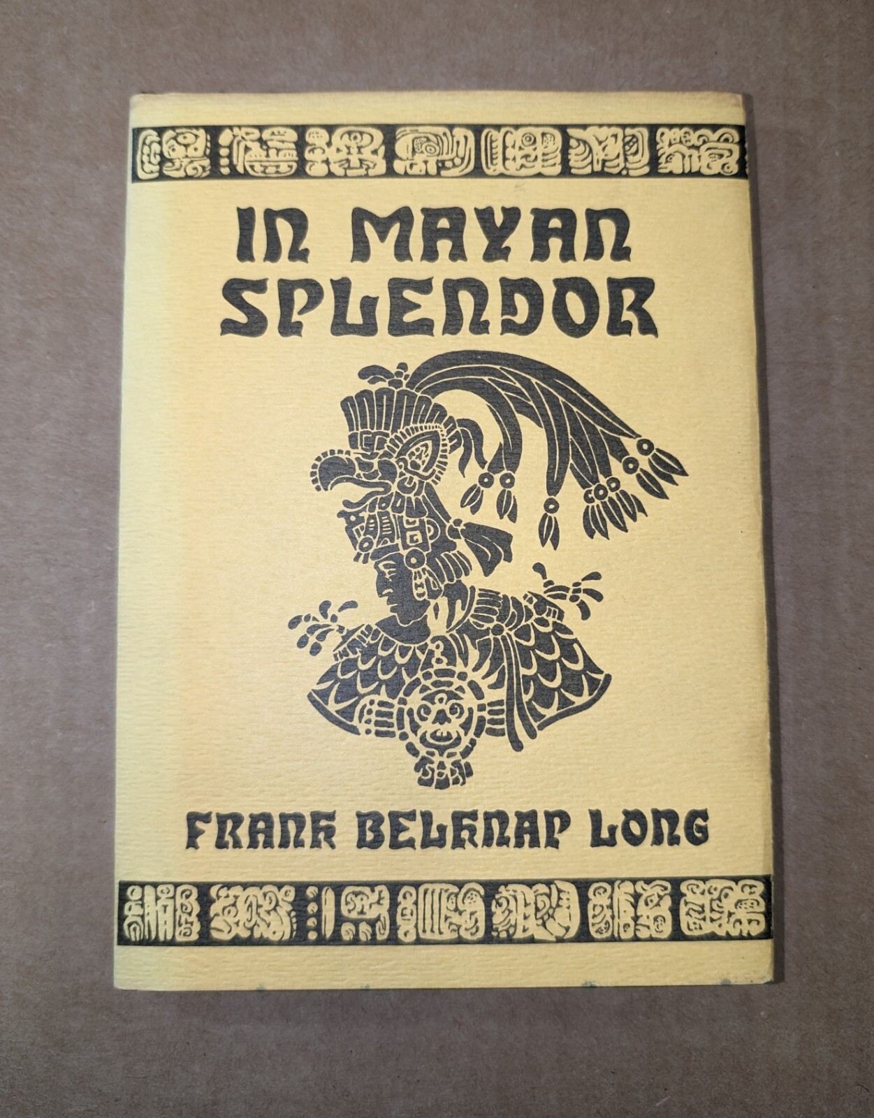 SIGNED STEPHEN FABIAN In Mayan Splendor Frank Belknap Long Arkham House 1977 1st