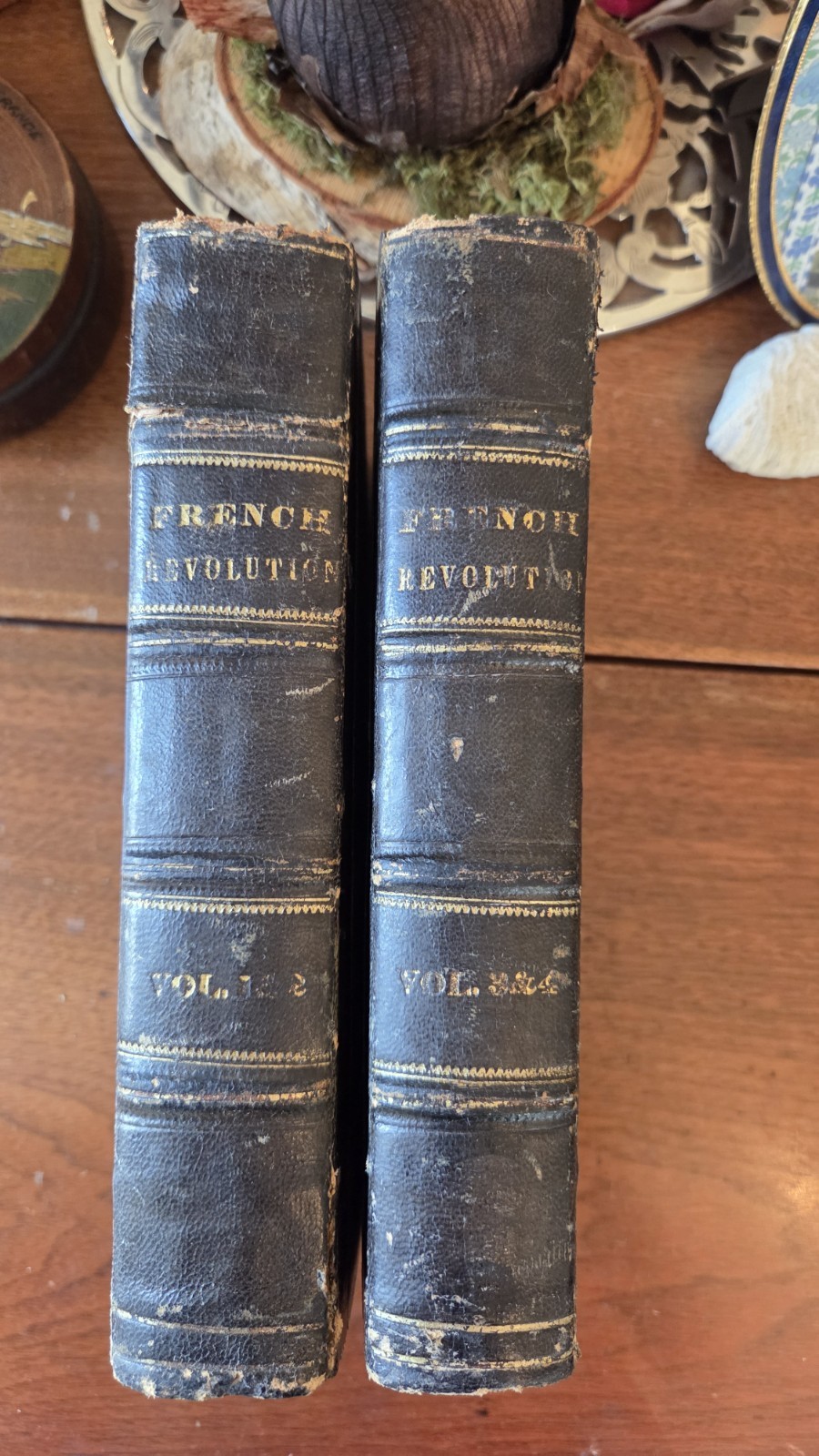 Antique 1847 The French Revolution History By M.A Thiers Volume 1,2,3,4