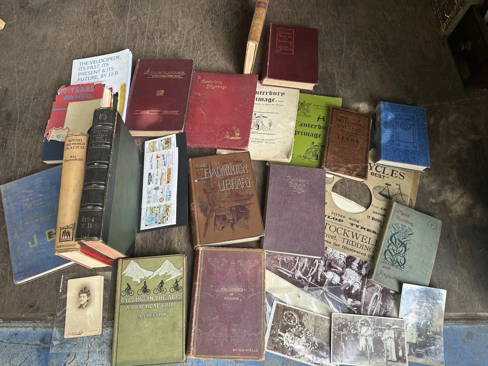 Antique Bicycle Books Veteran Cycling Touring 1900