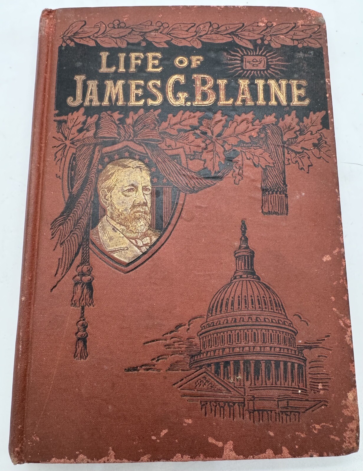 Life of James G. Blaine “The Plumed Knight” 1893 Illustrated Biography