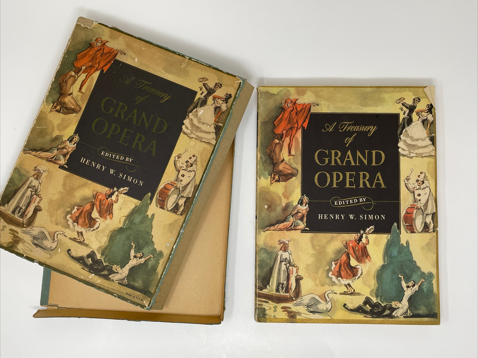 A Treasury of Grand Opera, 1946, Henry W. Simon, Editor. Music & Story HC
