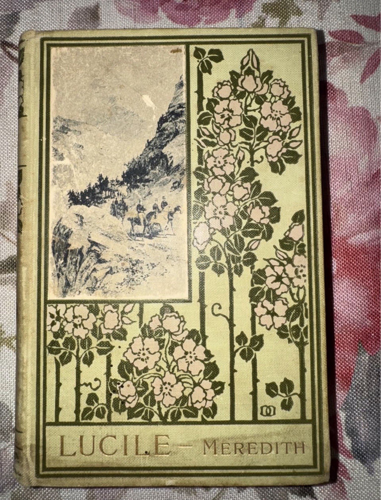„Lucile“ Poems by Owen Meredith, Decorative Antique HC Book Belford Clarke Gilt