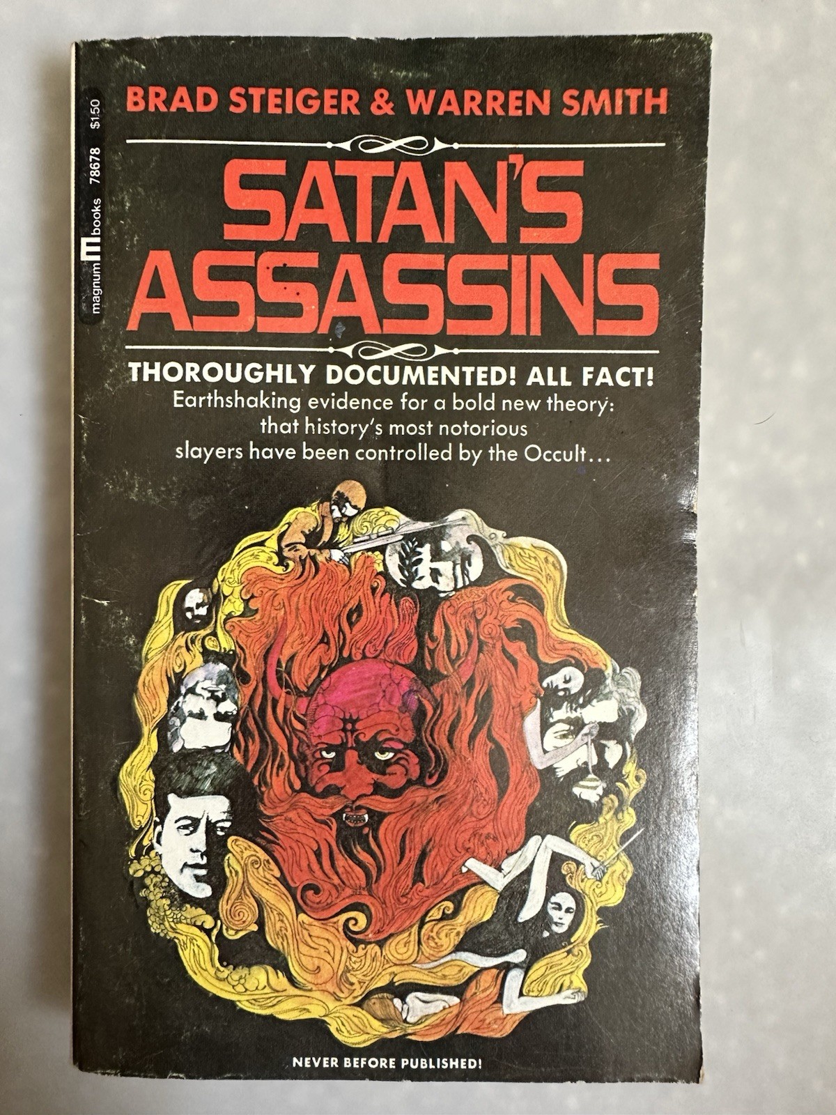 Satan’s Assassins Brad Steiger Warren Smith Vintage Nonfiction 1971 1st Edition