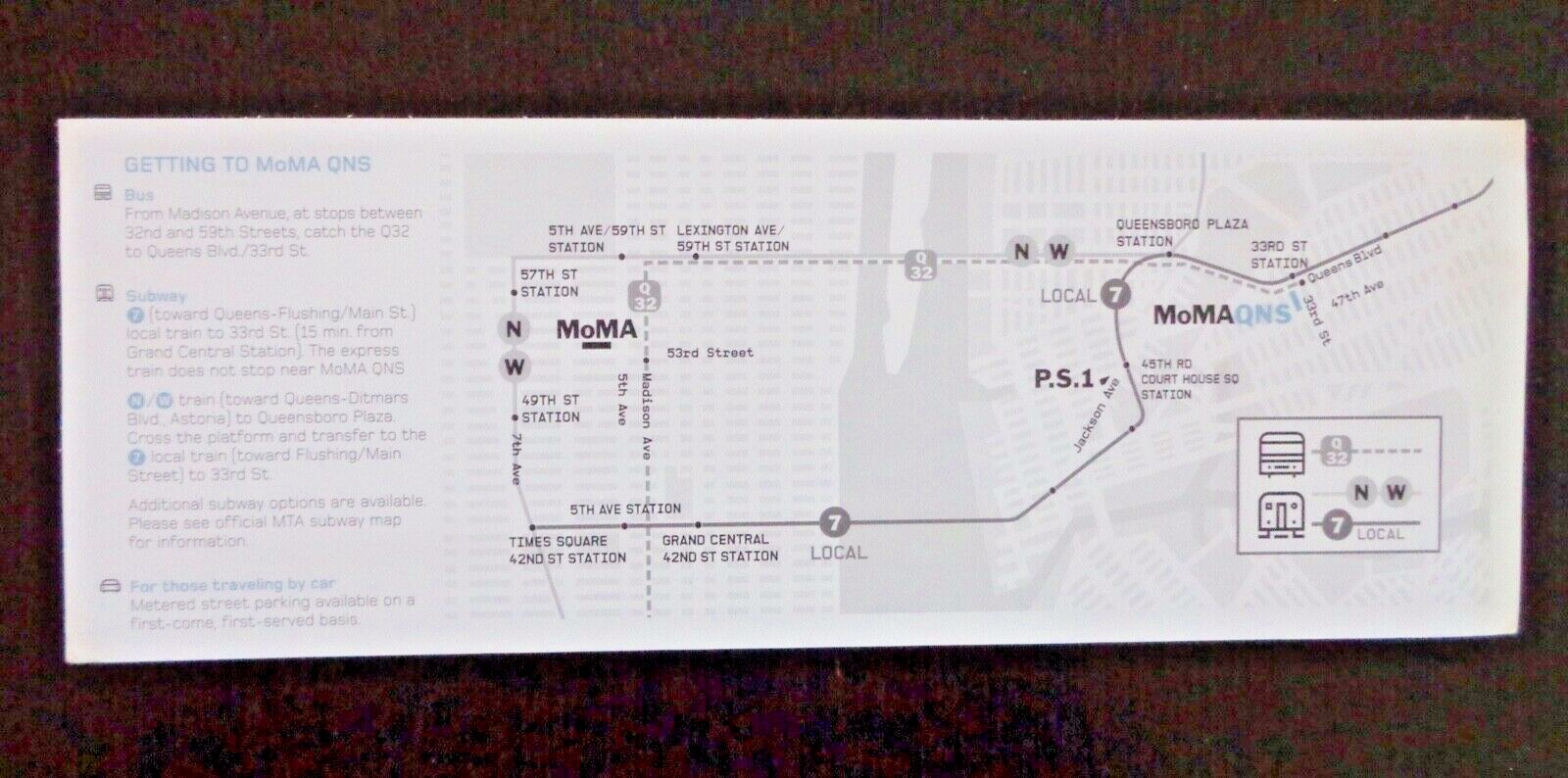 MoMA QNS Museum of Modern Art Queens LOT OF 3 Temporary Long Island City 2002