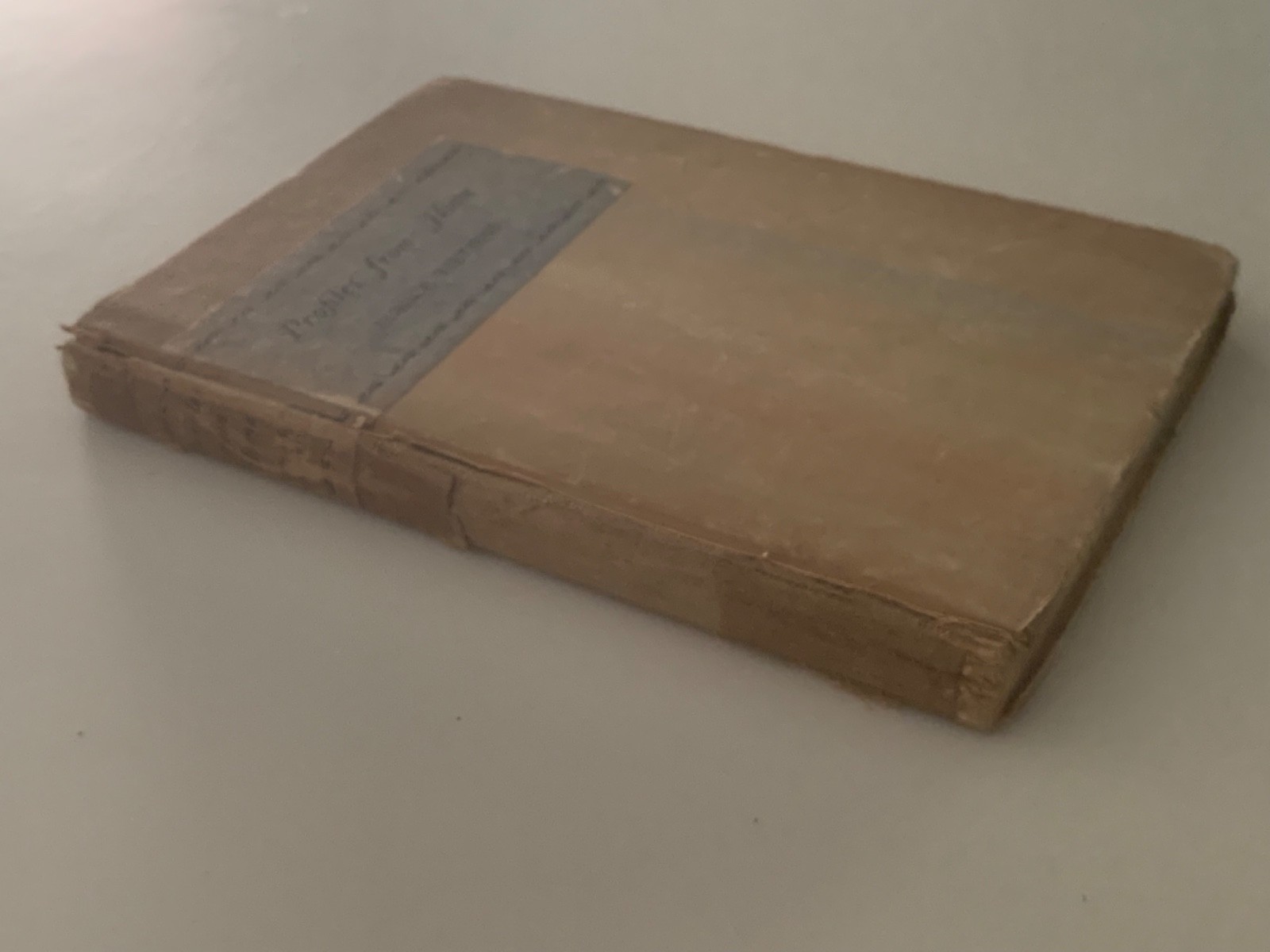 Antique Book – PROFILES FROM HOME, Eunice Tietjens, 1925 Tan Cloth Hardcover