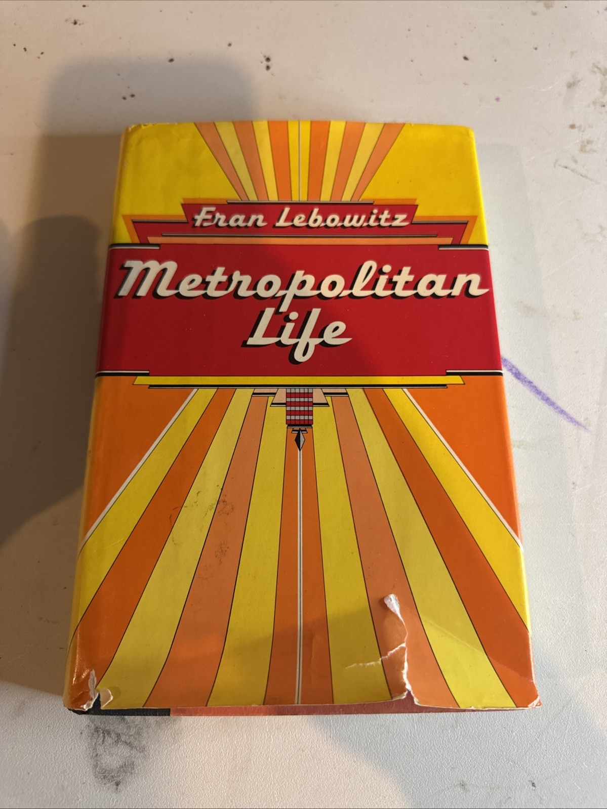 Fran Lebowitz „Metropolitan Life“ 1st Edition Hardcover Dutton 1978 RARE!