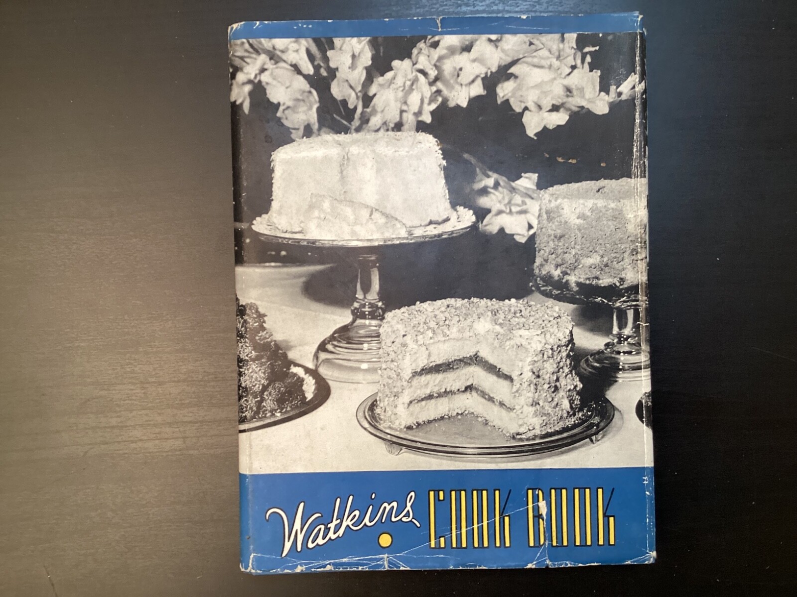 Watkins Cook Book The J R Watkins Co Winona Minn 1938 Blue Hardcover Dust Jacket