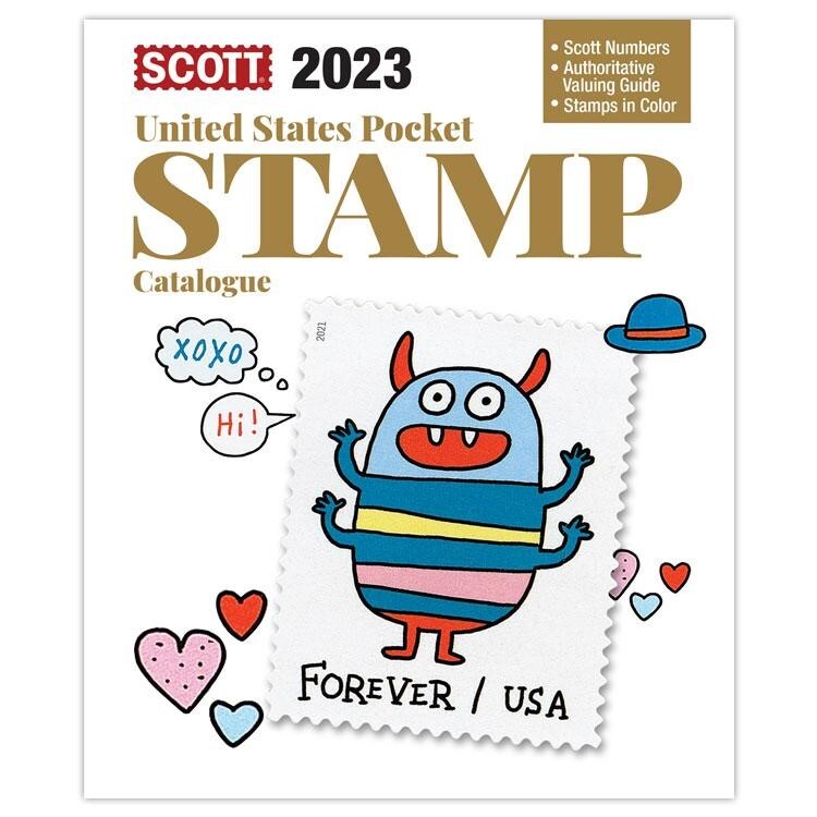 New 2023 Scott United States Pocket Stamp Catalogue Catalog Guide Book In Color