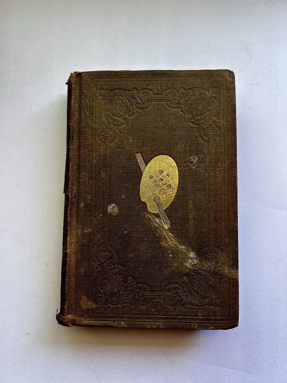 Handbook Young Artists Oilpainting 1854 1st Ed Antique American Art Instruction