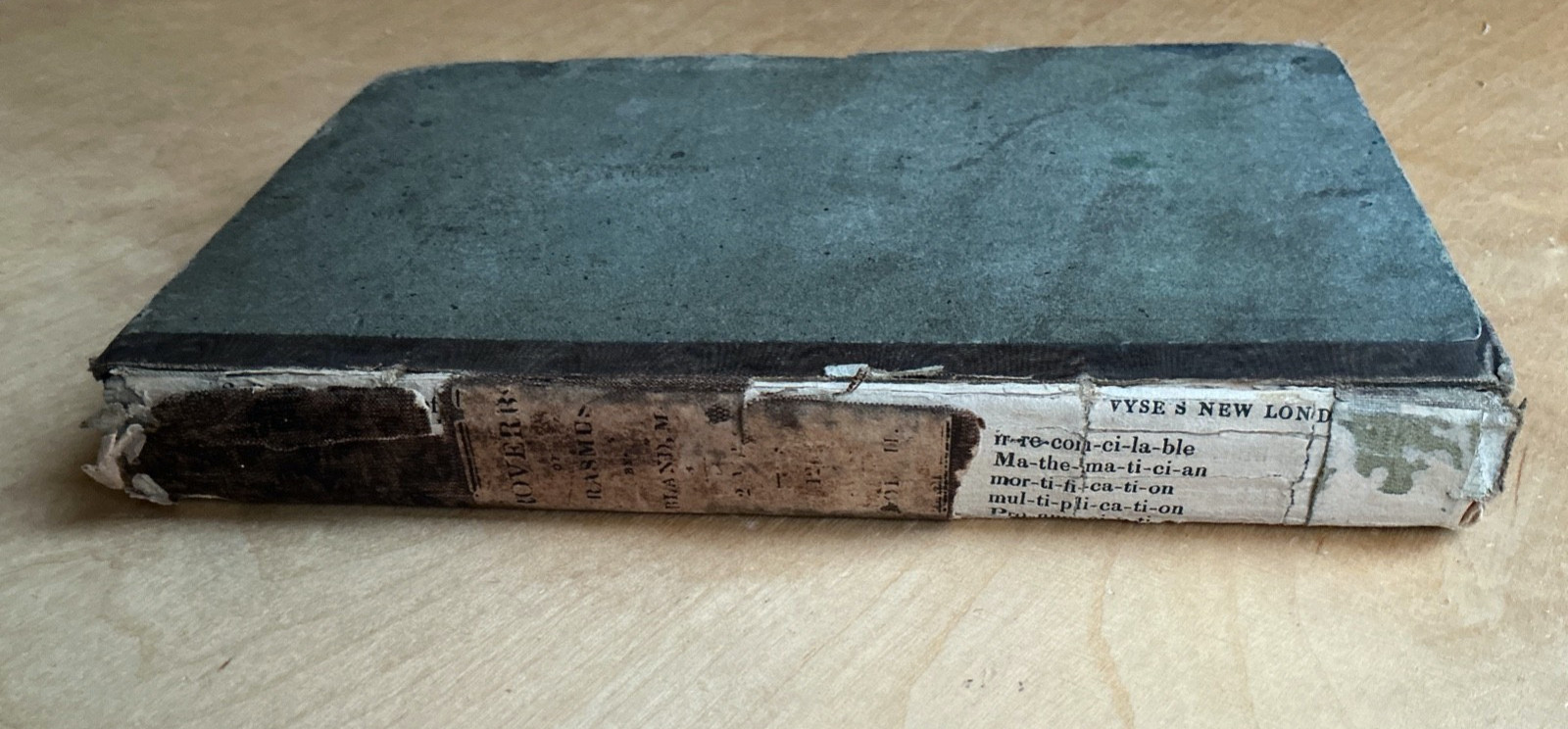 Robert Bland – Proverbs From the Adagia of Erasmus – Vol II Only T. Egerton 1814