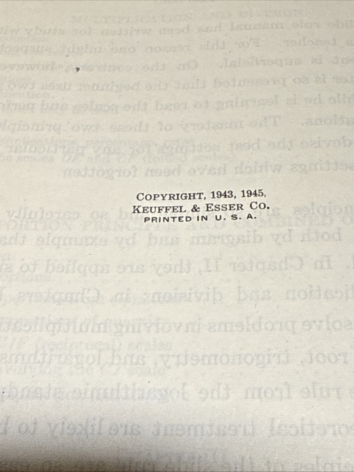 1945 The Log Log Duplex Decitrig … Slide Rule No. 4081 A Manual