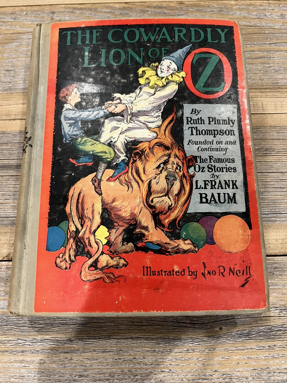 The COWARDLY LION of OZ – Ruth Plumly Thompson 1923 HC