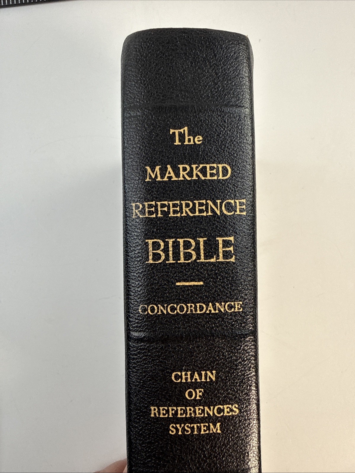The Marked Reference Bible, Chain Of Reference System Zondervan 1969 Leather