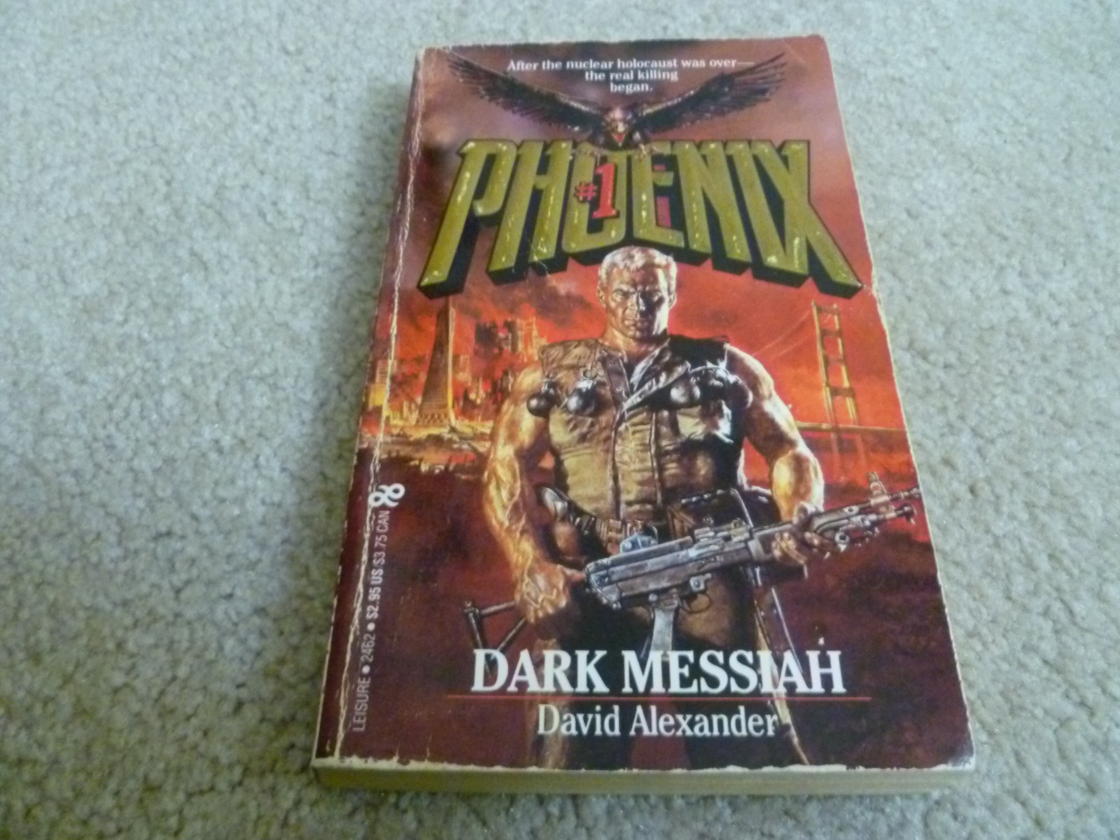 Phoenix #1 Dark Messiah PB David Alexander Leisure Men’s Adventure 1987