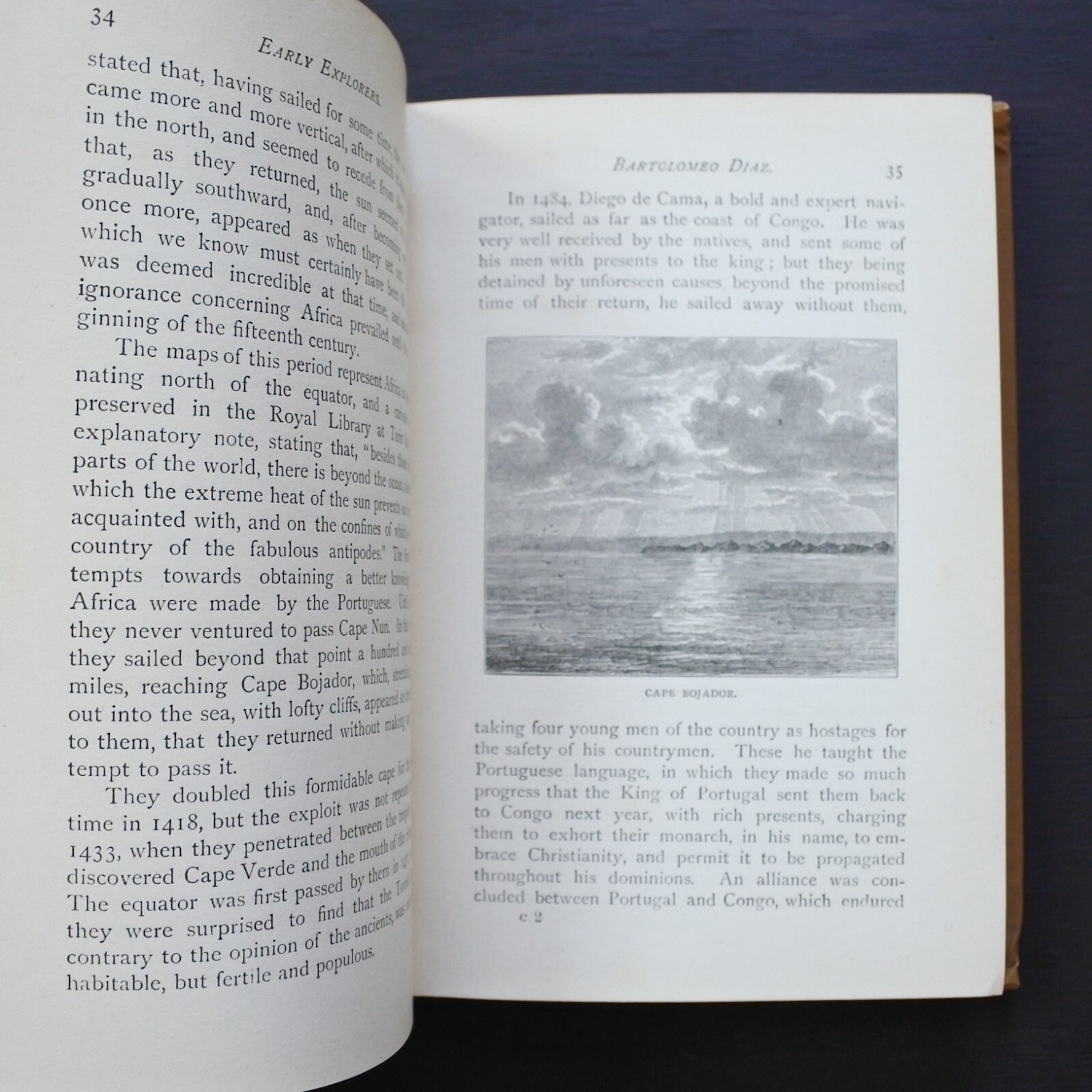 Antique 1900 Half Hours with the Early Explorers by Thomas Frost