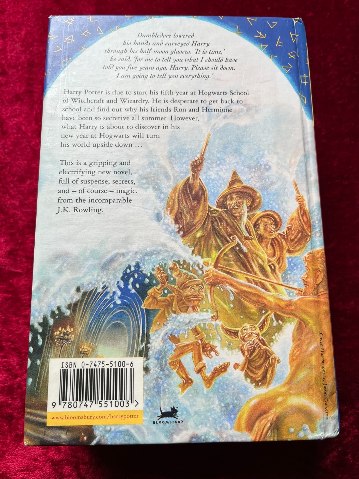 Ist Ed + Printing Errors. Harry Potter and The Order of The Phoenix. 20 Images