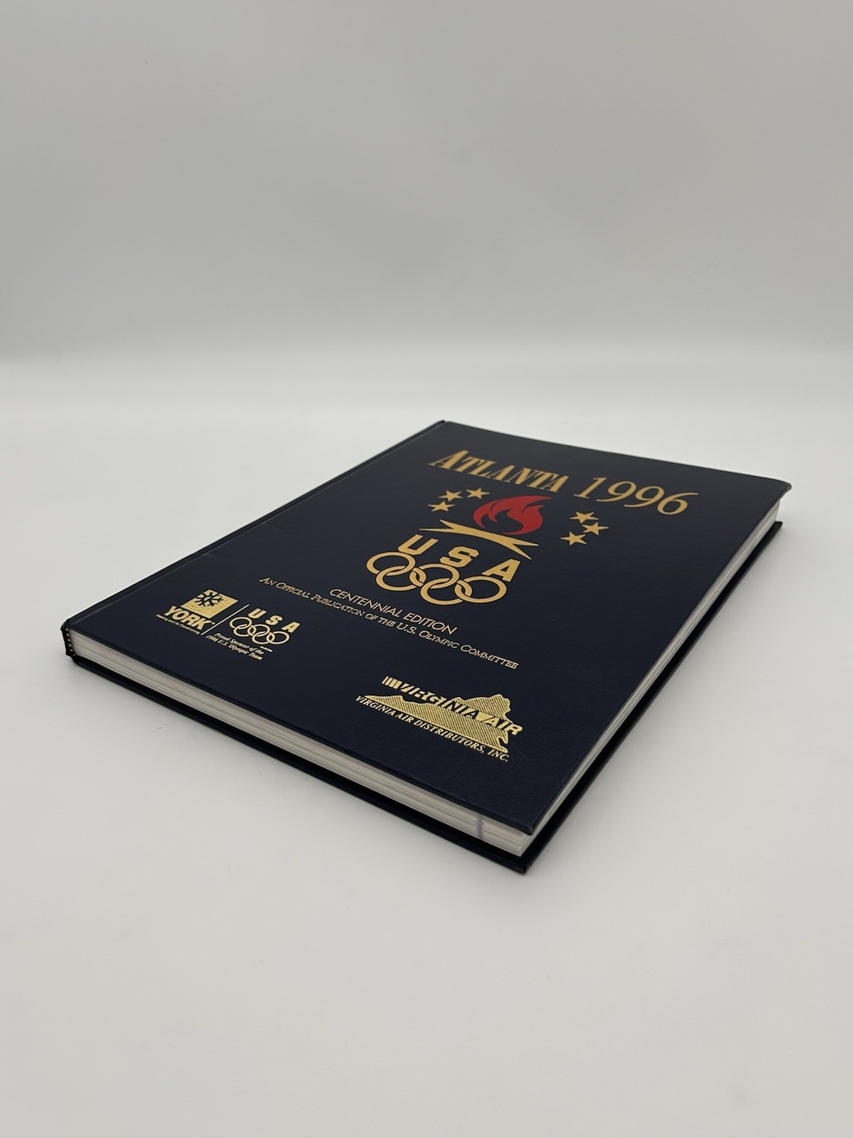 Atlanta 1996 Centennial Edition Olympic Book USOC Hardcover York Virginia Air