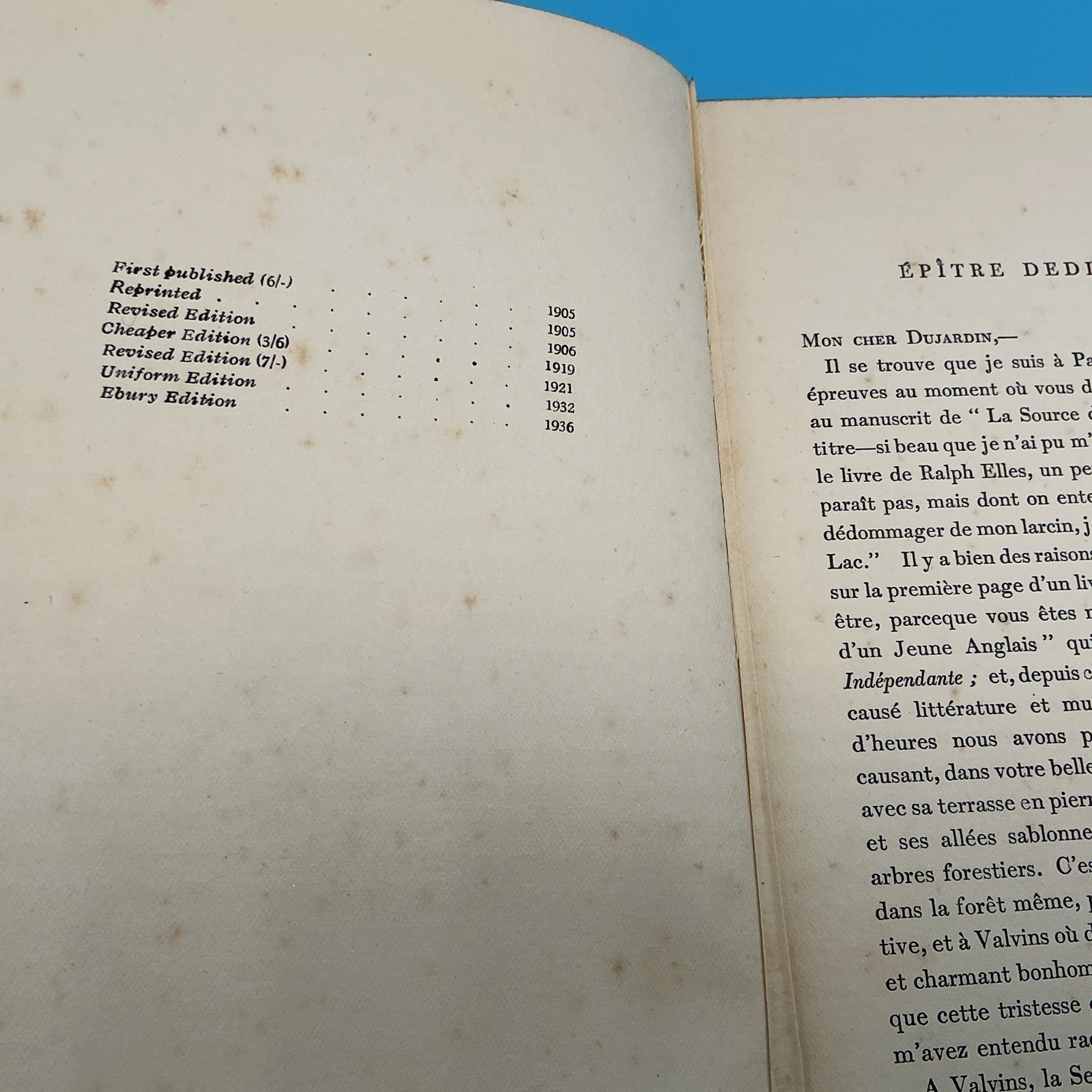 The Works Of George Moore. The Lake. Heinemann Ebury Edition 1936