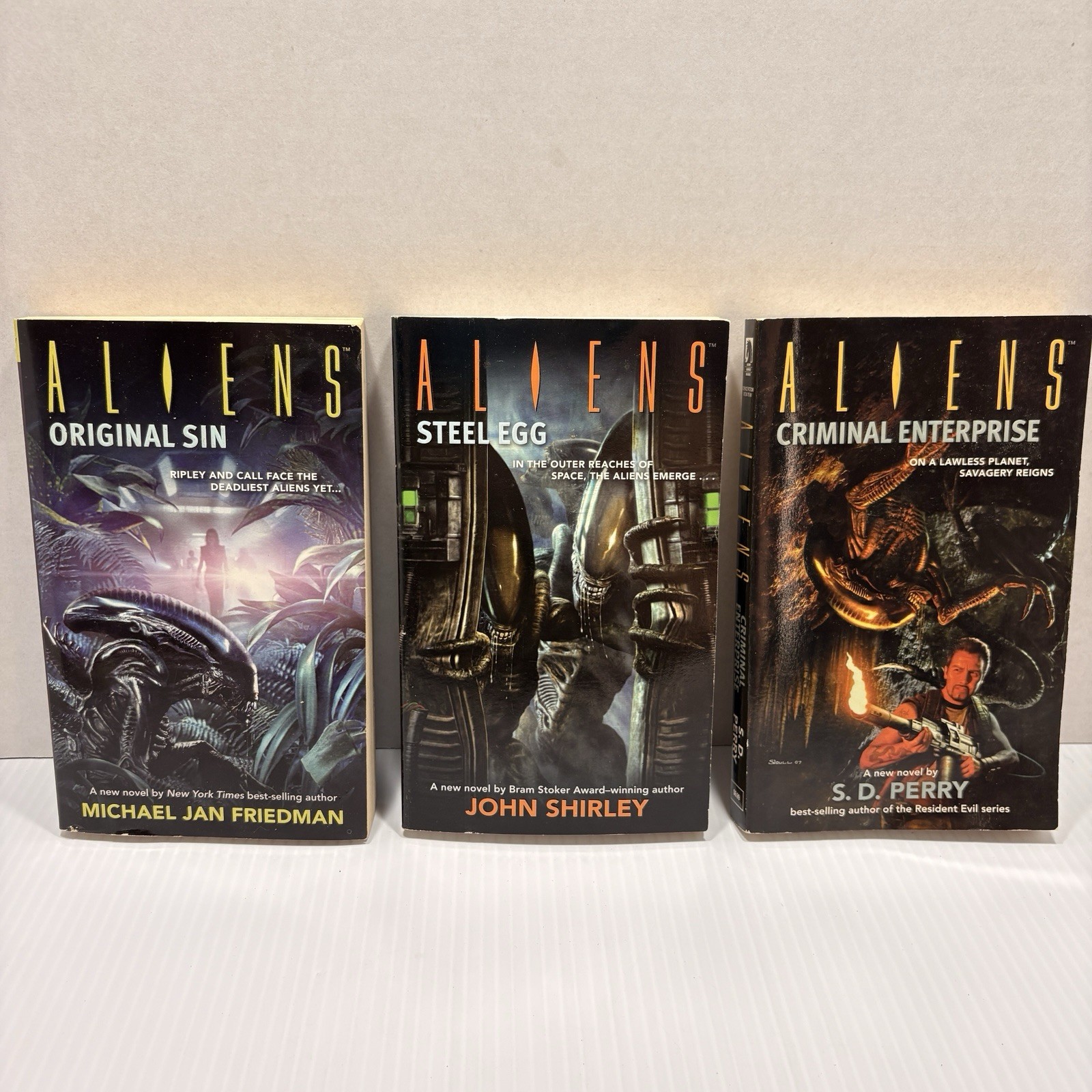 Aliens: Original Sin, Steel Egg, Criminal Enterprise – Freidman Shirley 2000s PB