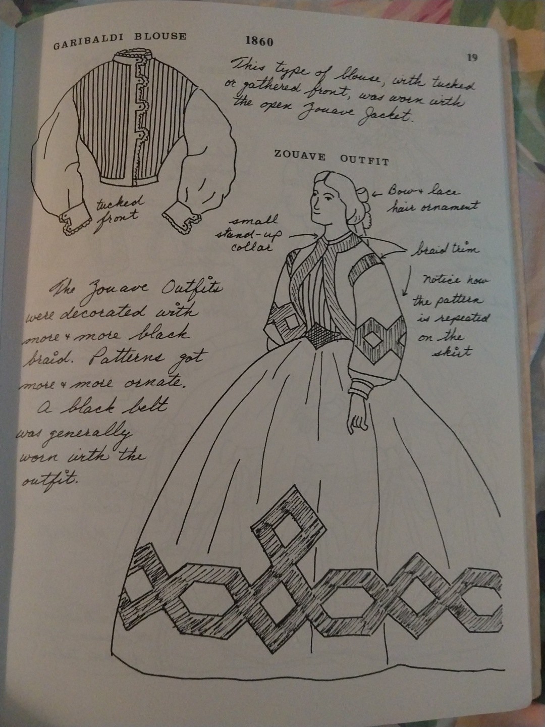 CIVIL WAR LADIES SKETCHBOOK VOL. 1 Sketch Book Hairstyle Fashion Kathleen A York