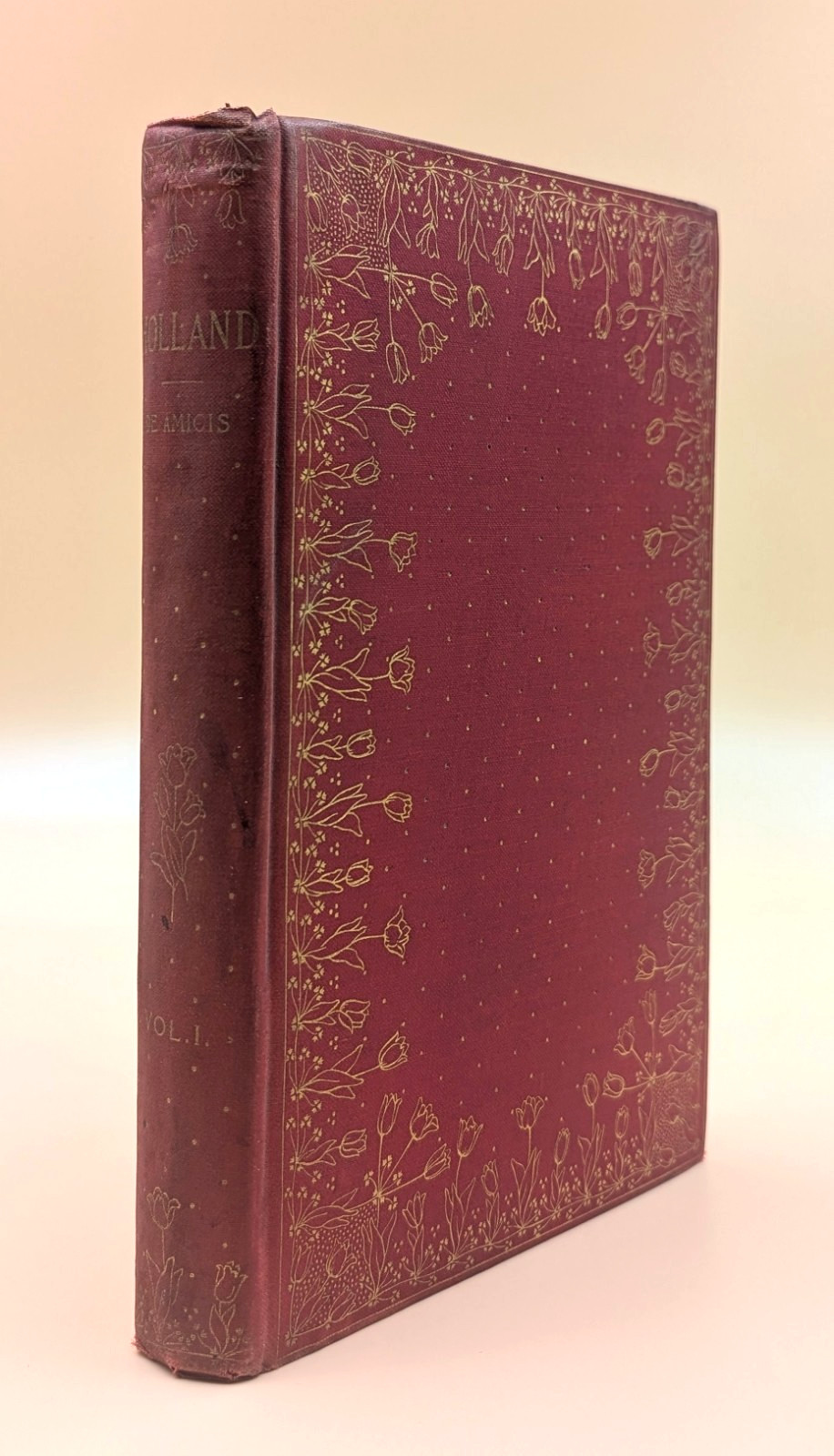 1894 Holland Vol I Edmondo De Amicis Illustrated Porter & Coates Gilt HC