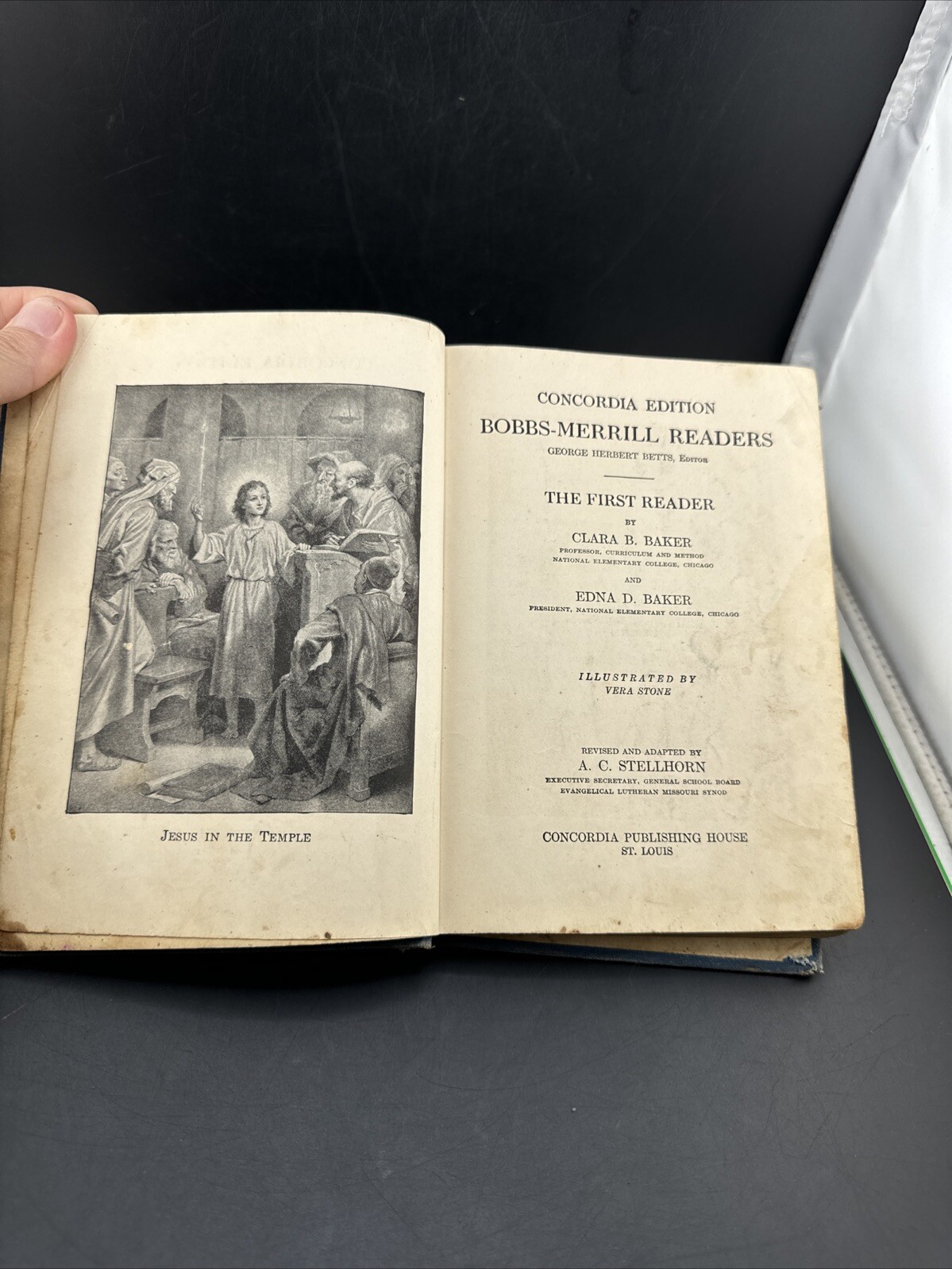 1924 „Bobbs-Merrill First Reader“-Baker & Baker, The Bobbs-Merrill Co. HC ACC #1