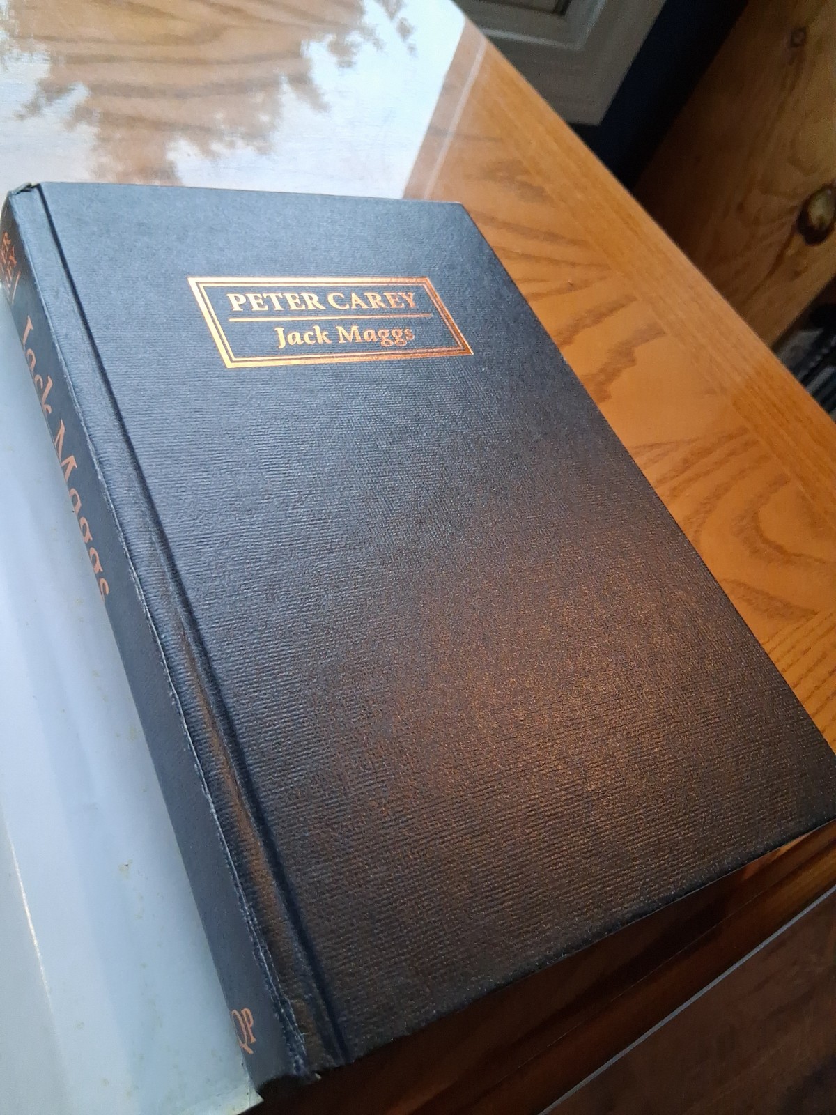 signed, Jack Maggs, 1997, first edition, Peter Carey, HCDJ