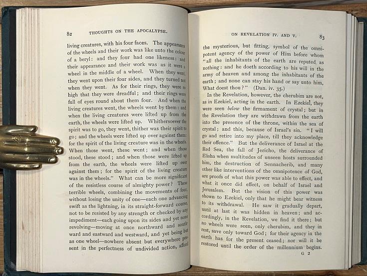 Benjamin Wills Newton ‚Thoughts On The Apocalypse‘ Plymouth Brethren. Theology.