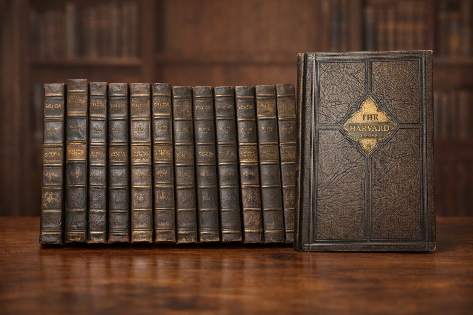 Vintage University Library Books Lot c.1928–1930 Hardcover Antiquarian