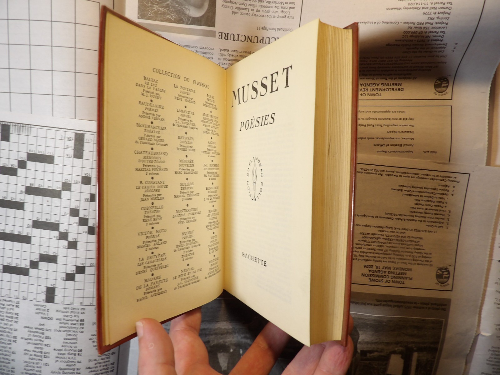 Musset – Poesies – Hachette