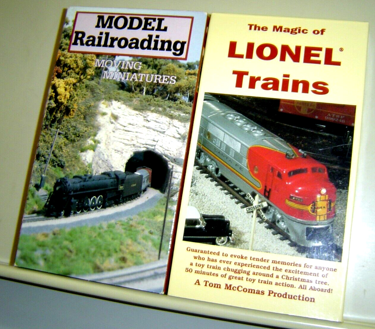 Lionel Trains 2 VHS VIDEO Tom McComas MODEL RAILROADING Miniatures
