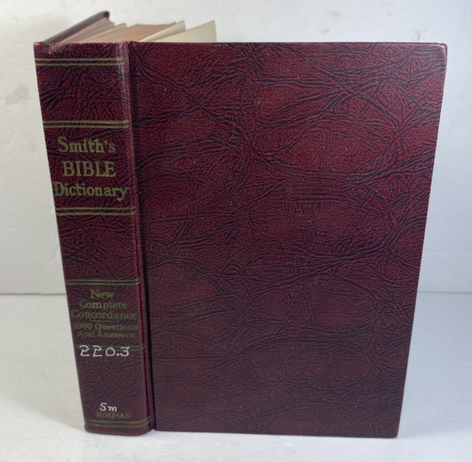 Smith’s Bible Dictionary Revised Edition Leather William Smith, A J Holman HC