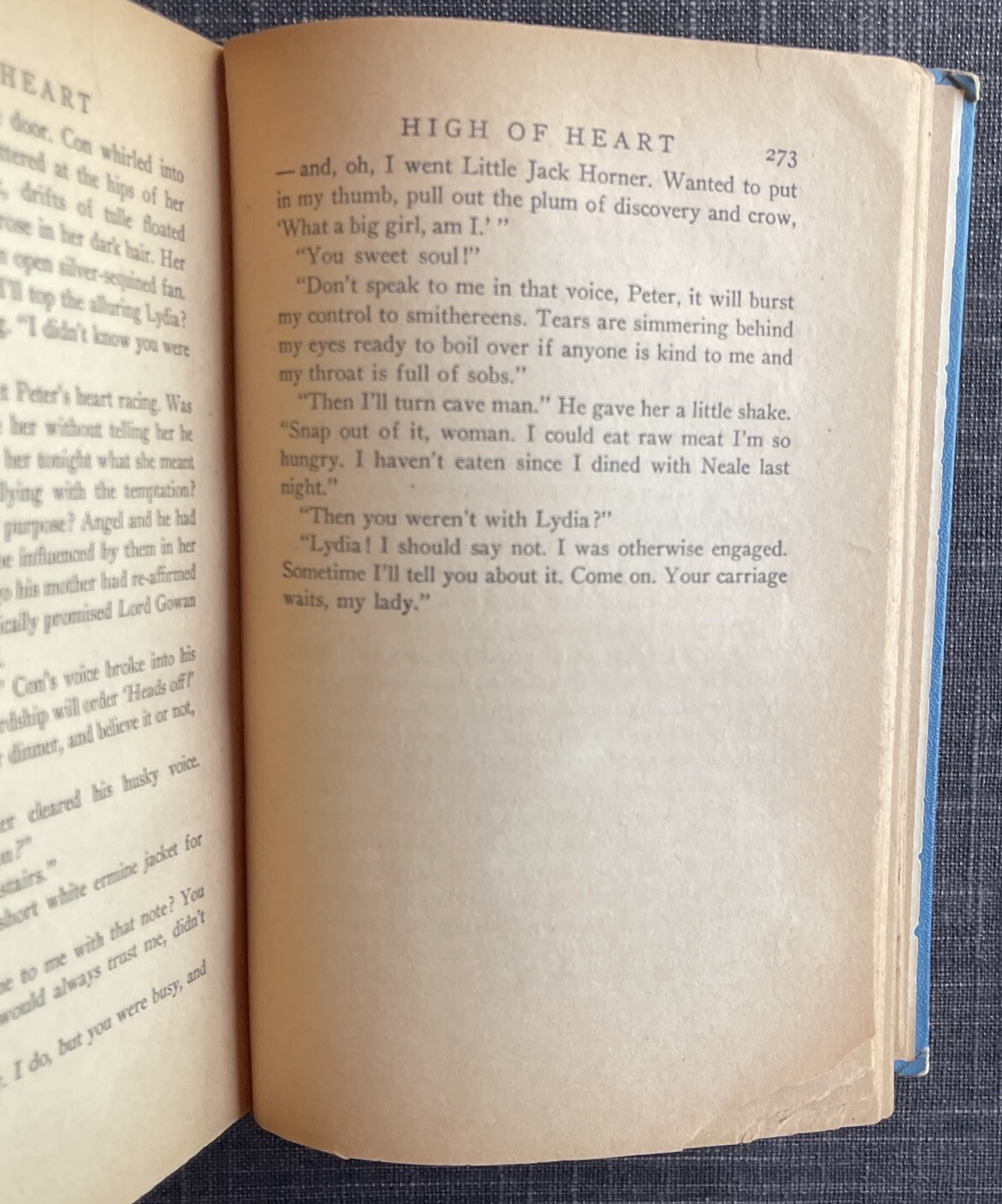 High of Heart – Emilie Loring – Hardcover 1938 1st edition