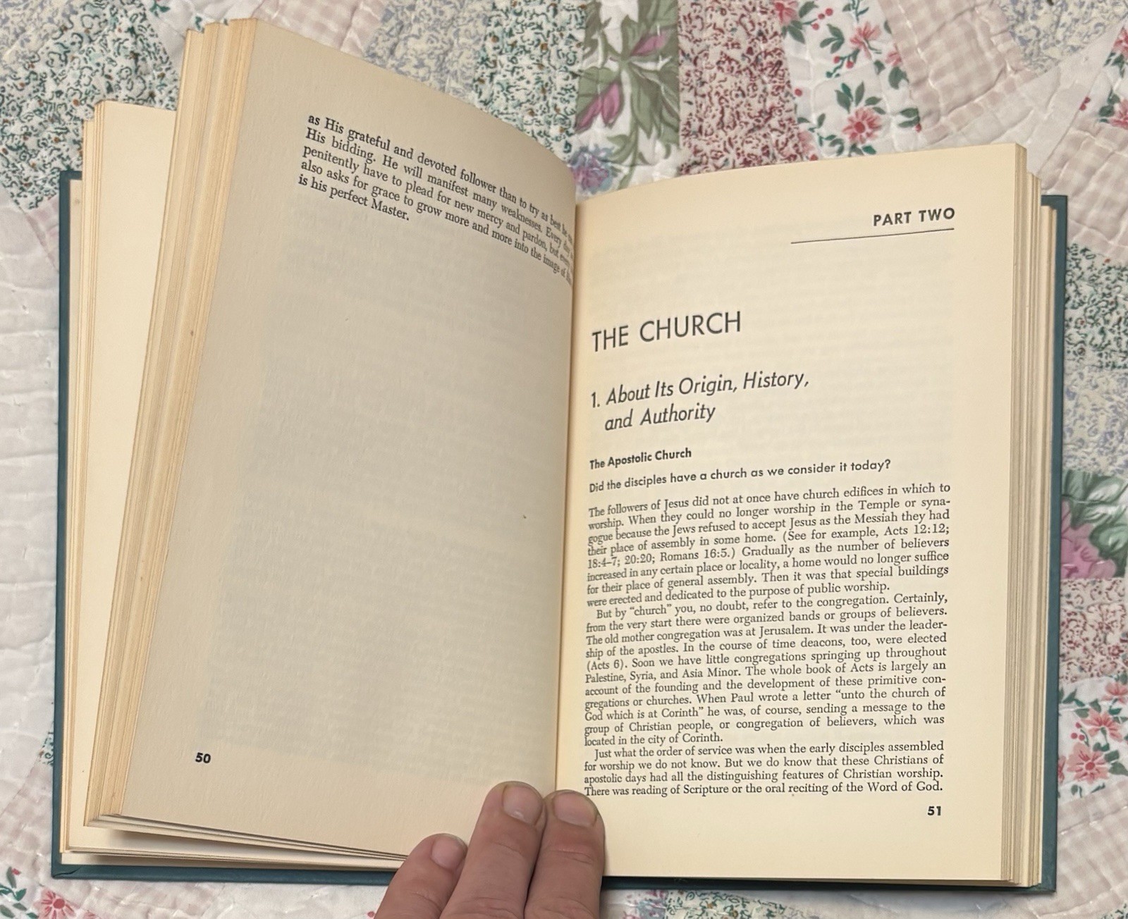 1956- First Edition “The Question Box” By: William N. Emch ~ Hardcover Book