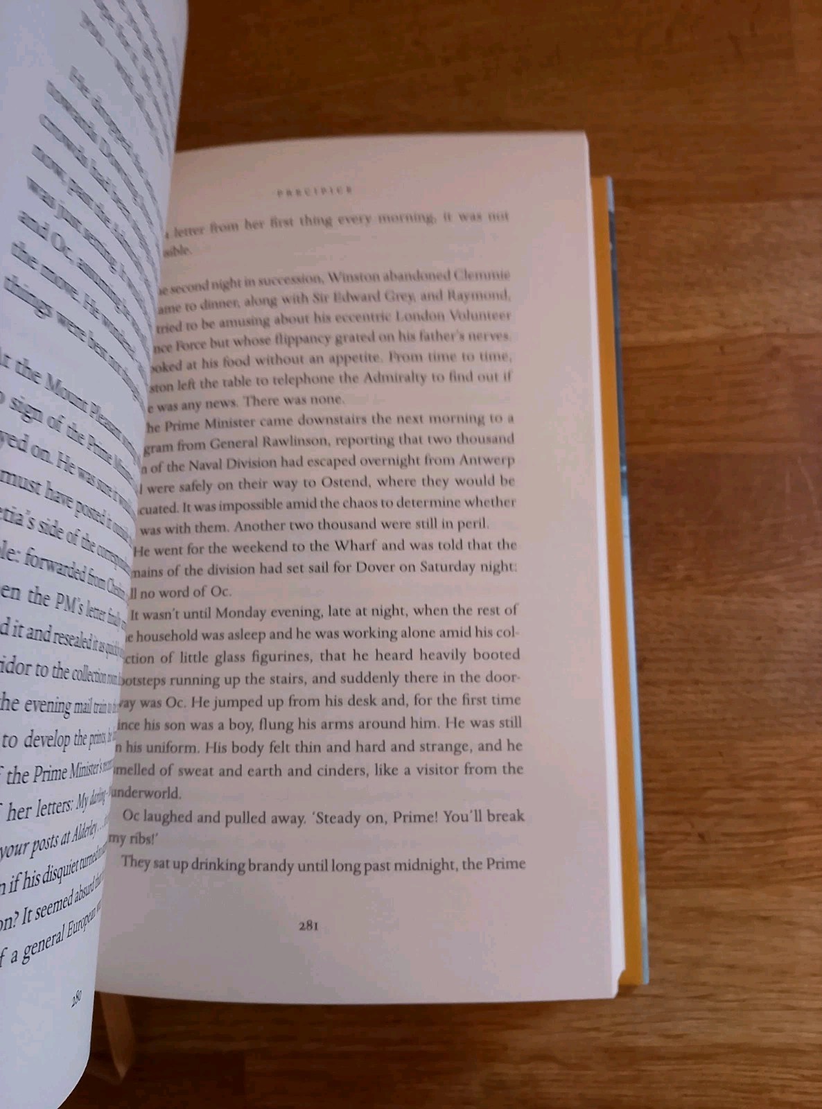 BOOK – SIGNED Robert Harris Precipice First Edition Hardback Novel 2024