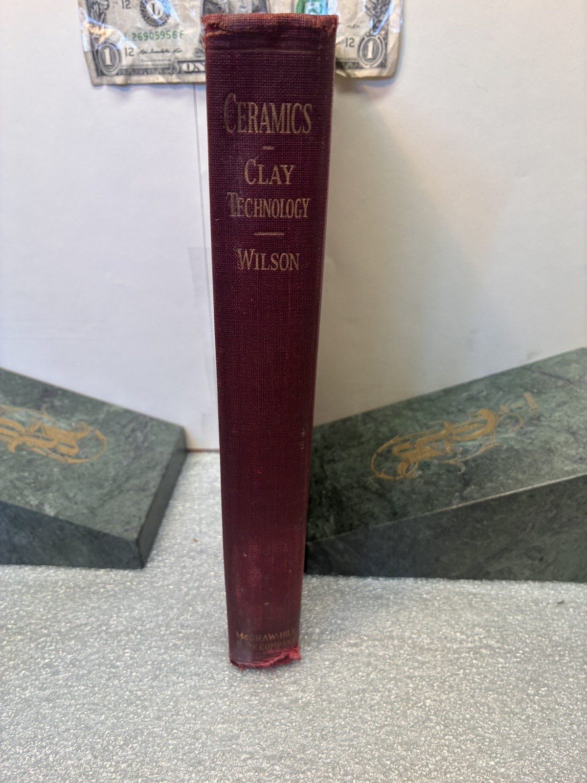 1927 Ceramics Clay Technology Hewitt Wilson Antique McGraw Hill HC