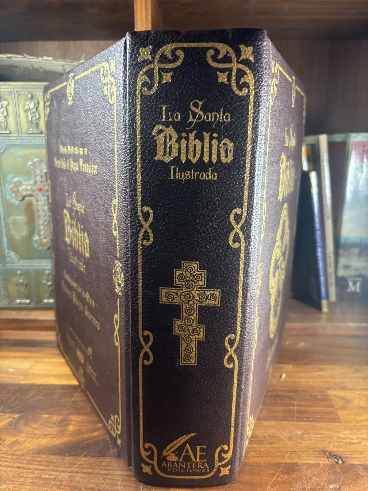 Illustrated Holy Bible Blessed by Pope Francis W/ Photo Provenance, No. 2987