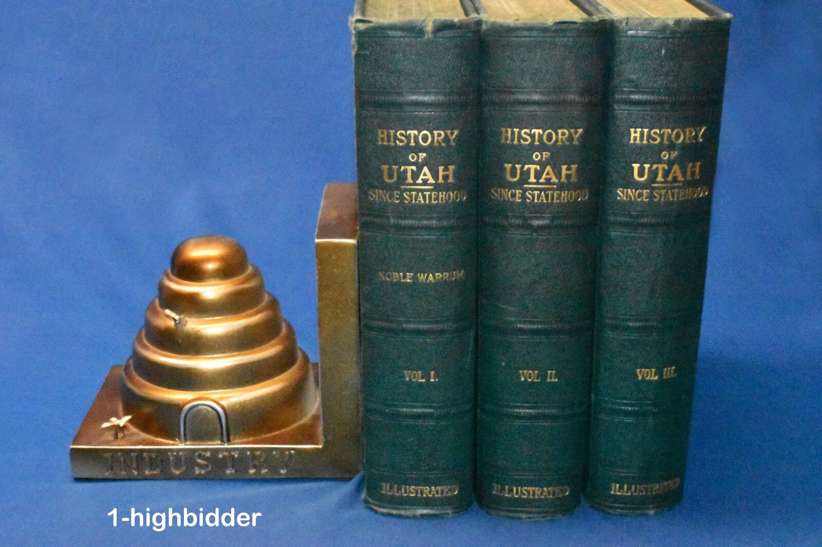 1919 Utah Since Statehood Historical & Biographical Vol 1 2 3 Set Noble Warrum