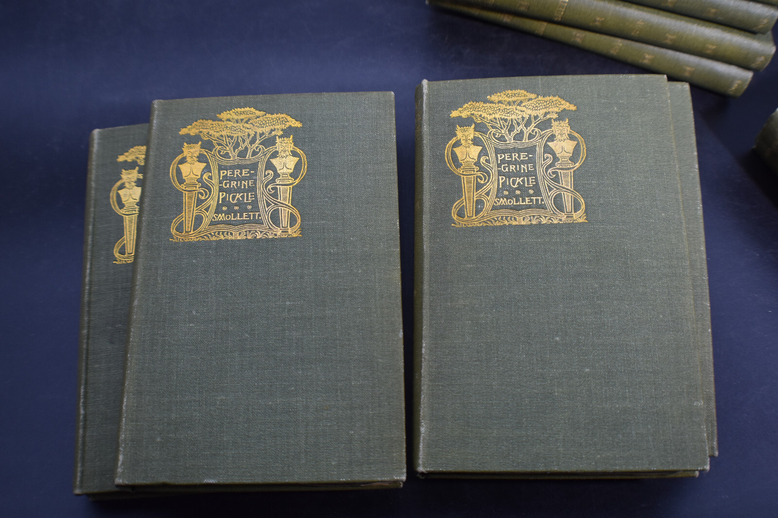 1900/1903 *LIMITED ED* THE WORKS OF TOBIAS SMOLLETT *12 Volumes* ILLUSTRATED