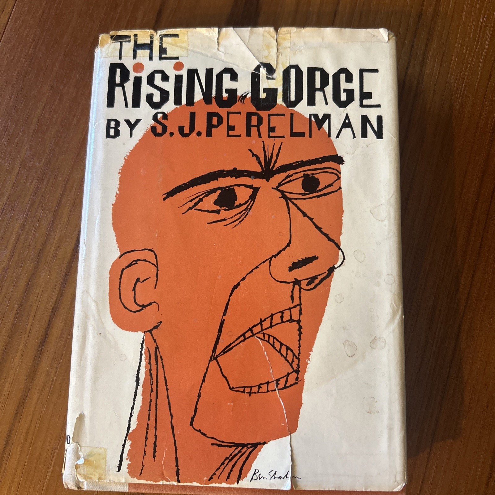 The Rising Gorge By S.J. Perelman 1961 1st printing HC/DJ Simon & Schuster