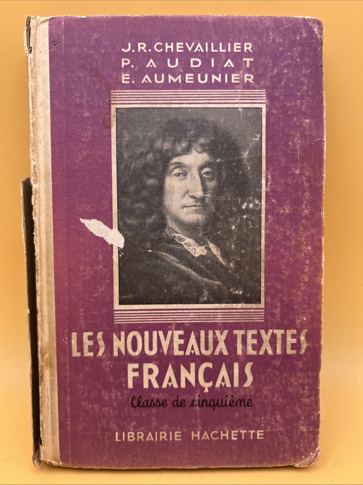1941 French School Textbook Les Nouveaux Textes Francais Hachette WW2